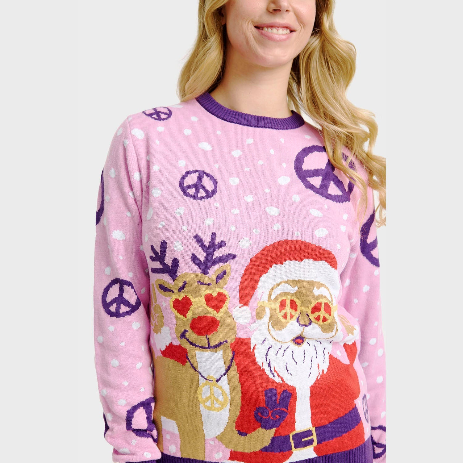Hippie Christmas Sweater โ Women